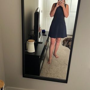 Dark blue work dress